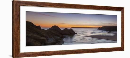 Three Cliffs Bay, Gower, Wales, United Kingdom, Europe-Billy Stock-Framed Photographic Print