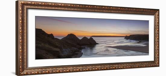 Three Cliffs Bay, Gower, Wales, United Kingdom, Europe-Billy Stock-Framed Photographic Print