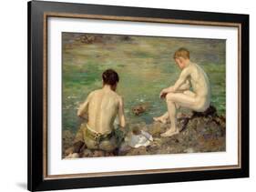Three Companions-Henry Scott Tuke-Framed Giclee Print