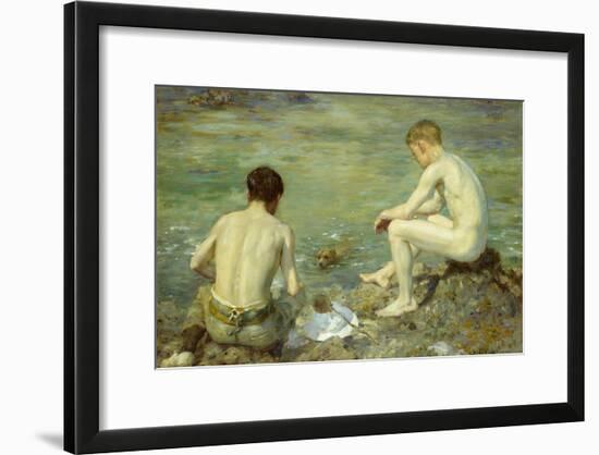 Three Companions-Henry Scott Tuke-Framed Giclee Print