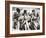 Three Couples Kissing-null-Framed Photo