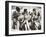 Three Couples Kissing-null-Framed Photo