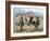 Three Cowboys-Carolyne Hawley-Framed Art Print