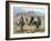 Three Cowboys-Carolyne Hawley-Framed Art Print