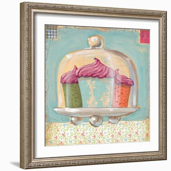 Three Cupcakes-K. Tobin-Framed Art Print