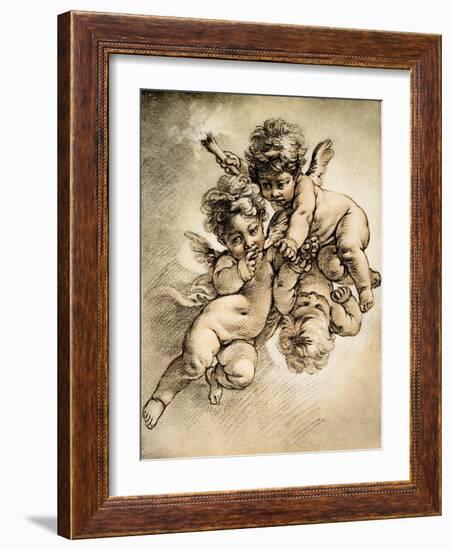 Three Cupids-Francois Boucher-Framed Giclee Print