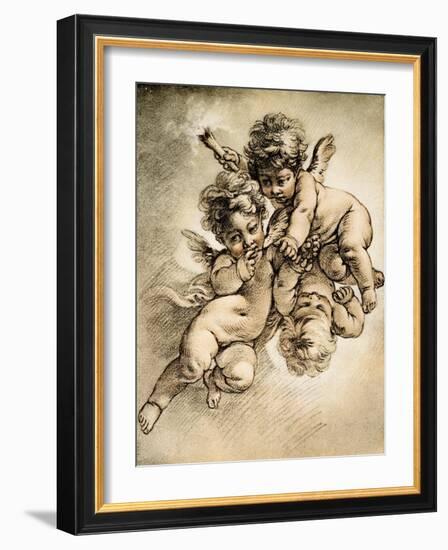 Three Cupids-Francois Boucher-Framed Giclee Print