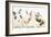 Three Cute Baby Bunnies Sitting Together-Mark Taylor-Framed Photographic Print