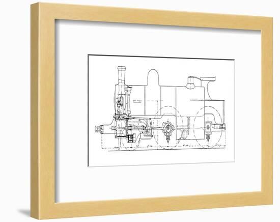 Three-cylinder Compound Steam Locomotive-Mark Sykes-Framed Photographic Print