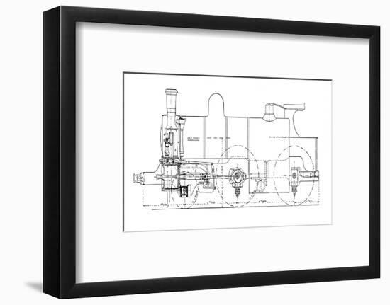 Three-cylinder Compound Steam Locomotive-Mark Sykes-Framed Photographic Print