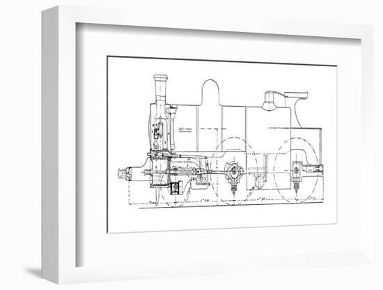 Three-cylinder Compound Steam Locomotive-Mark Sykes-Framed Photographic Print