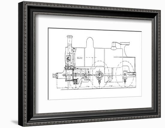 Three-cylinder Compound Steam Locomotive-Mark Sykes-Framed Photographic Print