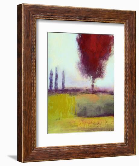 Three Cypress-Lou Wall-Framed Giclee Print