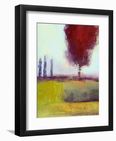 Three Cypress-Lou Wall-Framed Giclee Print