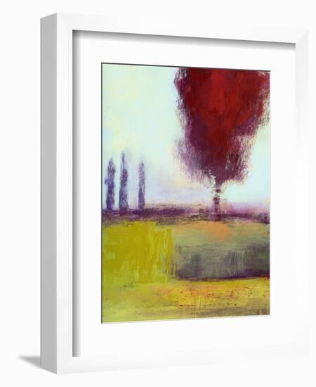 Three Cypress-Lou Wall-Framed Giclee Print