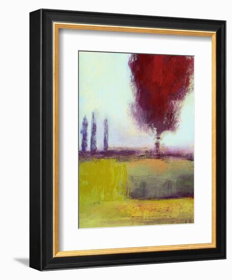 Three Cypress-Lou Wall-Framed Giclee Print