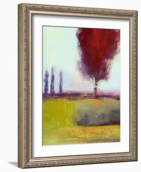 Three Cypress-Lou Wall-Framed Giclee Print