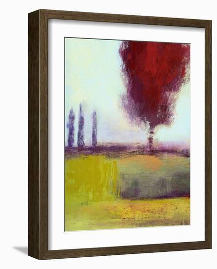 Three Cypress-Lou Wall-Framed Giclee Print