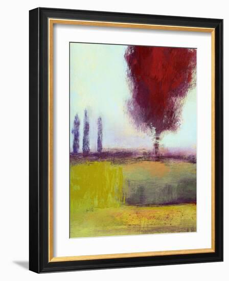 Three Cypress-Lou Wall-Framed Giclee Print