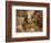 Three Dachshunds Have a Great Time with Master's Papers-null-Framed Photographic Print