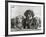 Three Dachshunds Sitting Together from the "Priorsgate" Kennel Owned by Sherer-Thomas Fall-Framed Photographic Print