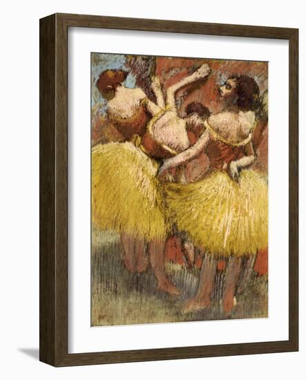 Three Dancers, circa 1900-Edgar Degas-Framed Giclee Print