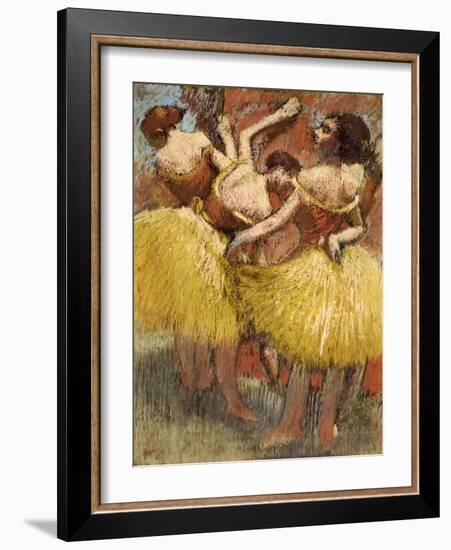 Three Dancers, circa 1900-Edgar Degas-Framed Giclee Print