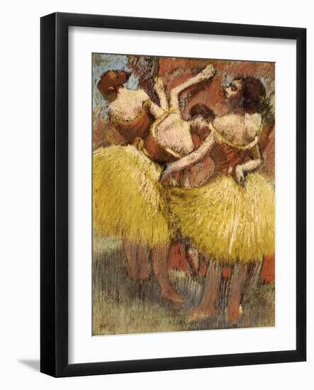 Three Dancers, circa 1900-Edgar Degas-Framed Giclee Print