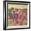 Three Dancers in Peasant Costume-Edgar Degas-Framed Giclee Print