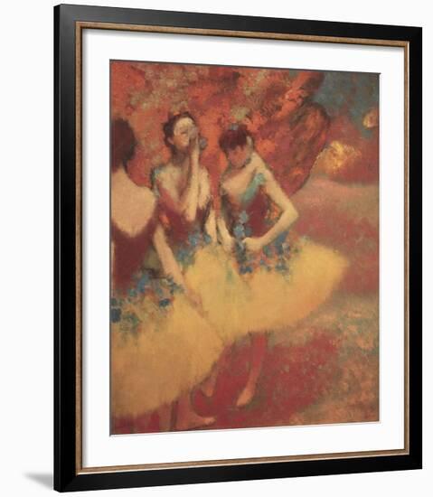 Three Dancers in Yellow Skirts, 1891-Edgar Degas-Framed Giclee Print