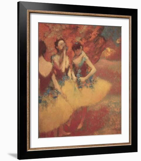 Three Dancers in Yellow Skirts, 1891-Edgar Degas-Framed Giclee Print