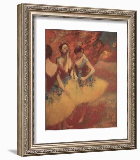 Three Dancers in Yellow Skirts, 1891-Edgar Degas-Framed Art Print