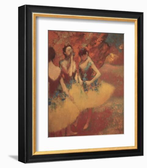 Three Dancers in Yellow Skirts, 1891-Edgar Degas-Framed Art Print