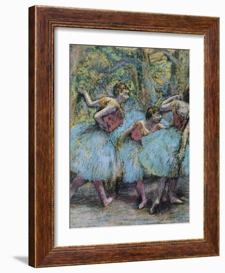 Three Dancers (Trois Danseuse), C. 1903-Edgar Degas-Framed Giclee Print