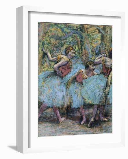 Three Dancers (Trois Danseuse), C. 1903-Edgar Degas-Framed Giclee Print