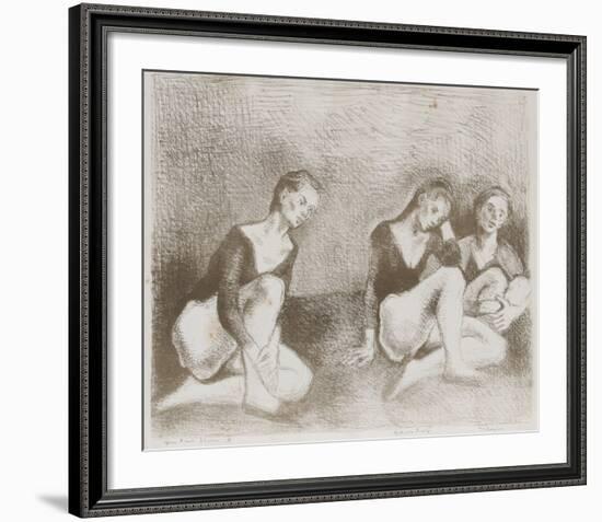 Three Dancers-Moses Soyer-Framed Collectable Print