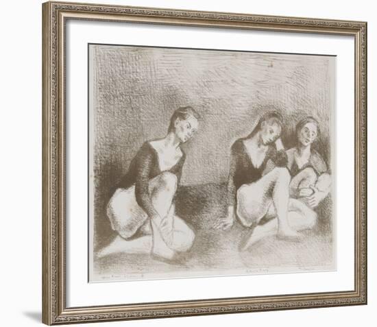 Three Dancers-Moses Soyer-Framed Collectable Print