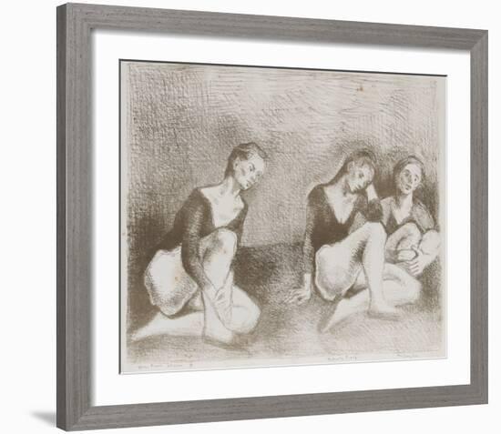 Three Dancers-Moses Soyer-Framed Collectable Print