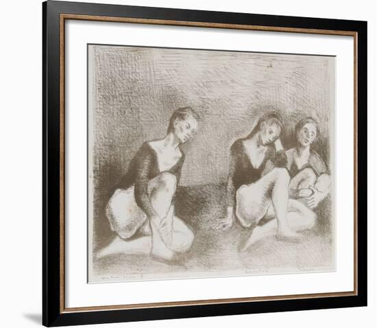 Three Dancers-Moses Soyer-Framed Collectable Print