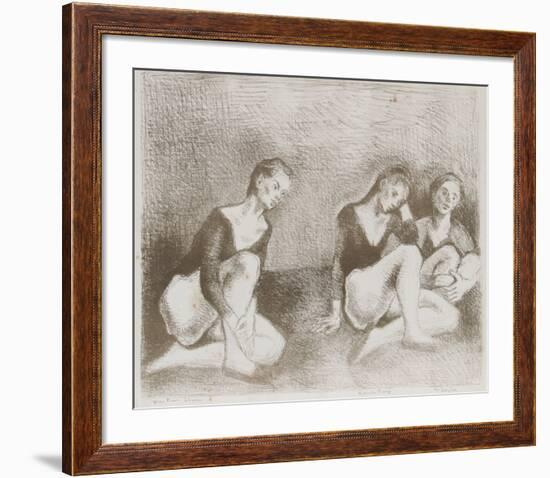 Three Dancers-Moses Soyer-Framed Collectable Print