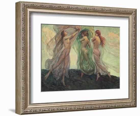 Three Dancers-Louis F. Berneker-Framed Photographic Print