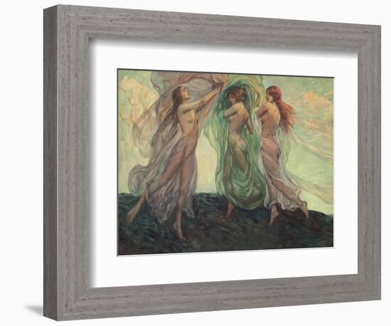 Three Dancers-Louis F. Berneker-Framed Photographic Print