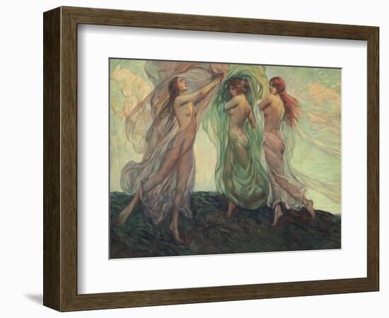 Three Dancers-Louis F. Berneker-Framed Photographic Print