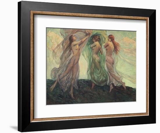 Three Dancers-Louis F. Berneker-Framed Photographic Print