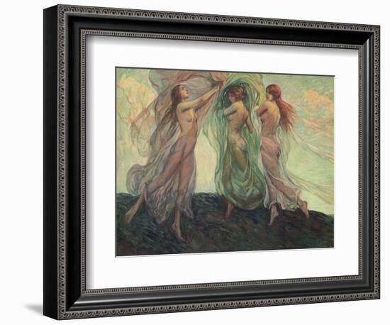 Three Dancers-Louis F. Berneker-Framed Photographic Print