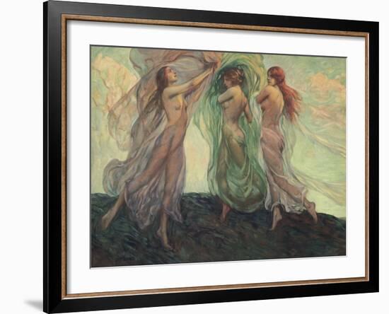 Three Dancers-Louis F. Berneker-Framed Photographic Print