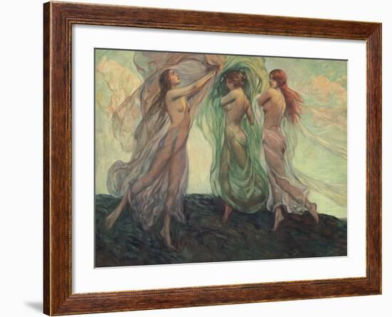 Three Dancers-Louis F. Berneker-Framed Photographic Print