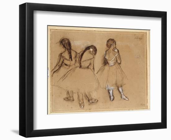 Three Dancers-Edgar Degas-Framed Giclee Print