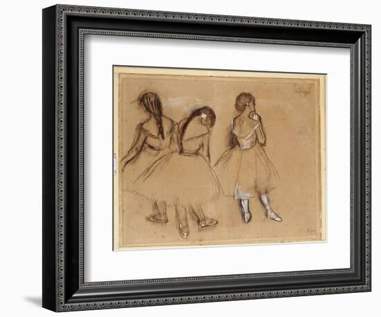 Three Dancers-Edgar Degas-Framed Giclee Print