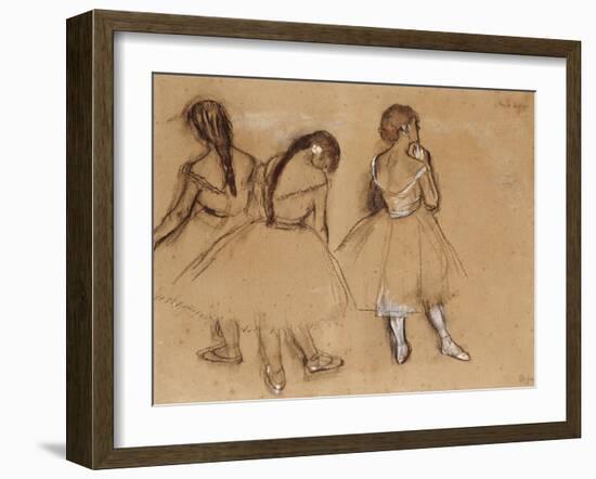 Three Dancers-Edgar Degas-Framed Giclee Print